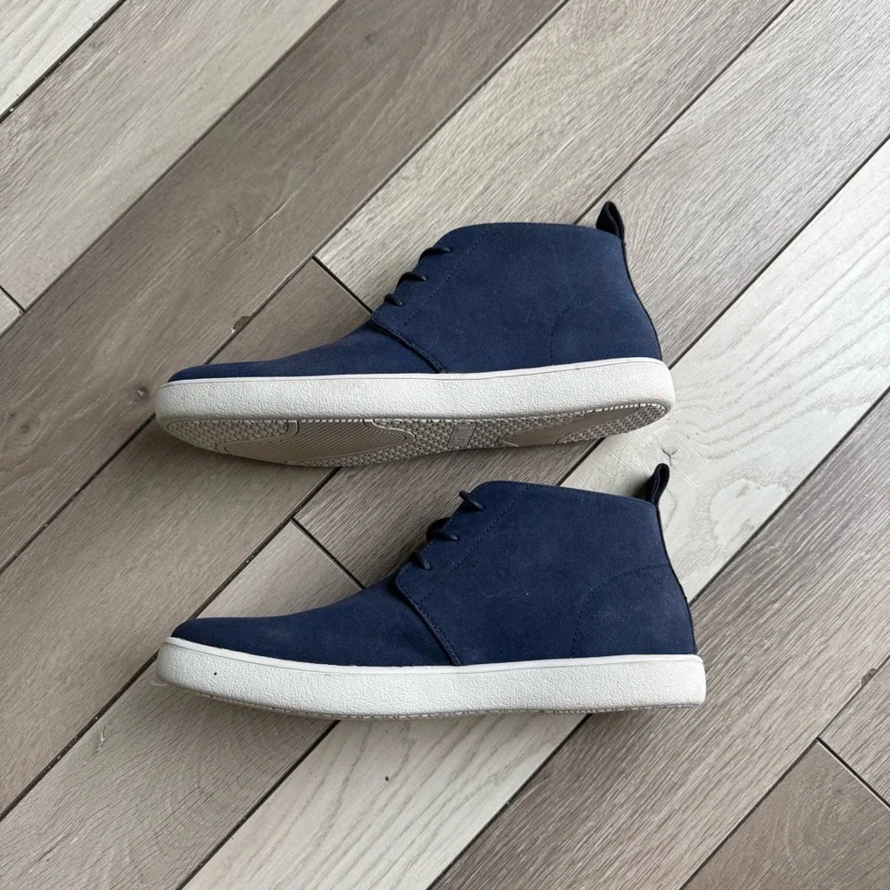 Alfani Navy Suede Men’s Chukka Boots | Size: 7.5 | New Never Used